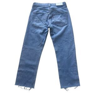 Re/Done Reconstructed Levi’s 100% Cotton Straight Button Fly Distressed Jeans 24